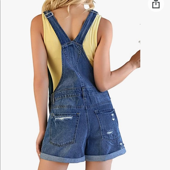 Distressed Overalls - Picture 2 of 7